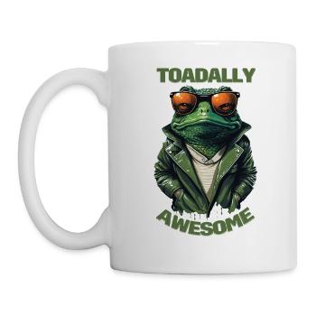 Toadally Awesome - Totally Awesome Cool Toad - Mug - white - Left