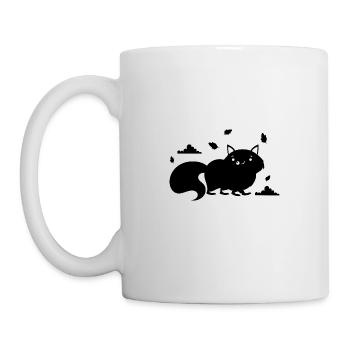 Fuchs Tier Zoo Tierfreund Naturschutz - Tasse - Weiß - Links