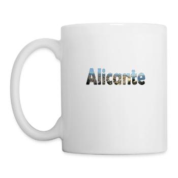 Alicante, mediterrane Stadt an der Costa Blanca - Tasse - Weiß - Links