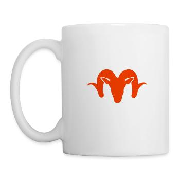 Moufflon Ram Hunt Huntress Waidmannsheil - Mug - white - Left