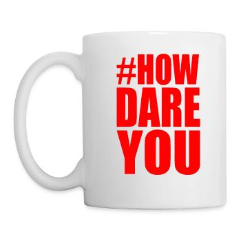 Comment vous allez - Mug blanc - blanc - Gauche