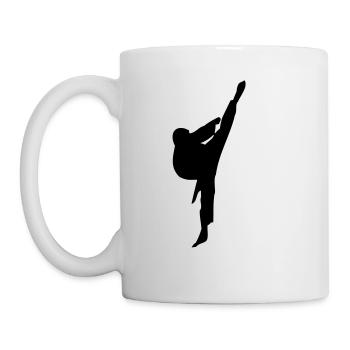 Hapkido Kick - Tasse - Weiß - Links