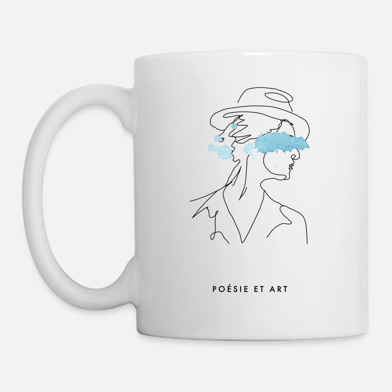 Poetry is art - Mug - white