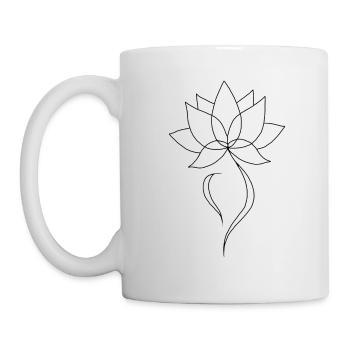 LotusFine - Tasse - Weiß - Links