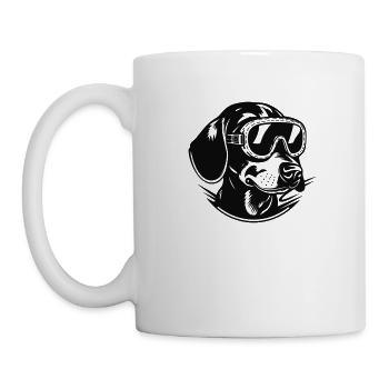 Scuba Dachshund no1 - Mug blanc - blanc - Gauche