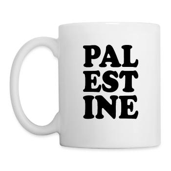 Palästina - Tasse - Weiß - Links