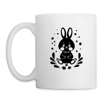 süßer kleiner Hase - sweet Rabbit / Ostern - Tasse - Weiß - Links