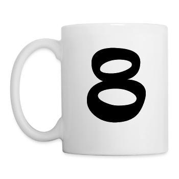 8 - Tasse - Weiß - Links