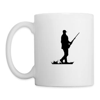 Jäger Waidmann Treibjagd Jagd Waidmannsheil - Mug blanc - blanc - Gauche