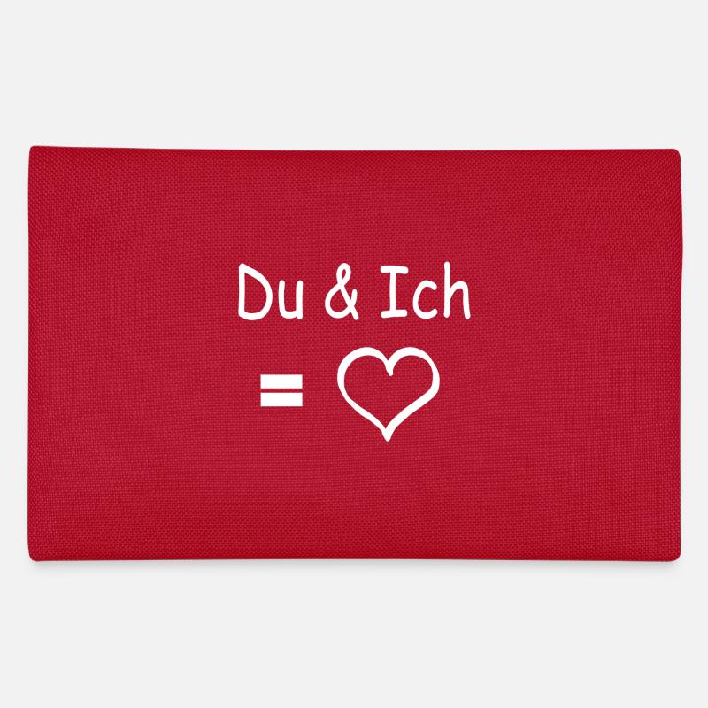 Ich liebe Dich Herz - Federtasche - Rot