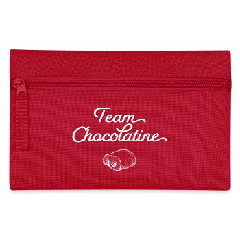 Team chocolatine - Trousse - rouge - Devant