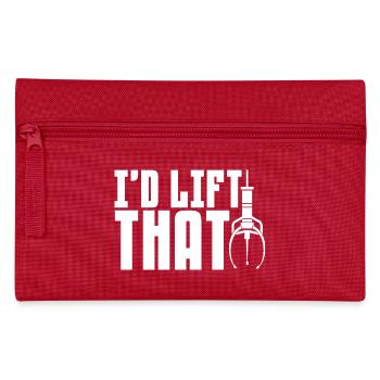 Id lift that Design for a claw game lover - Pencil Case - red - Front