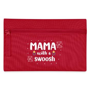 "Mama White Aswooh - Pencil Case - red - Front