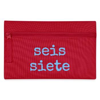 Seis Siete – Spanisch 67 - Federtasche - Rot - Vorne