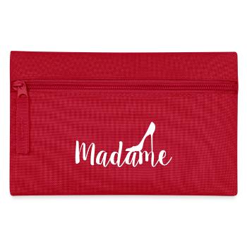 Madame High Heel white - Federtasche - Rot - Vorne