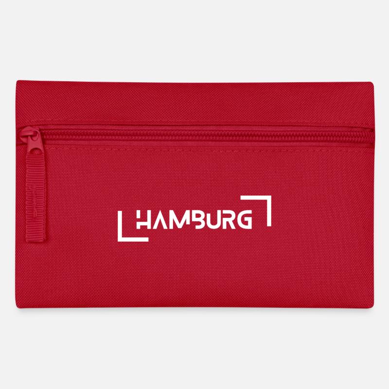 Hamburg - Federtasche - Rot
