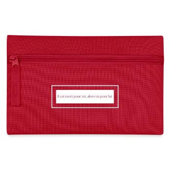 Parole Chrétienne - Trousse - rouge - Devant