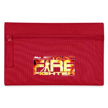 austrian firefighter Logo - Federtasche - Rot - Vorne