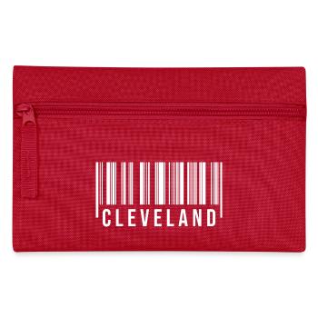 Code-barres de Cleveland - Trousse - rouge - Devant