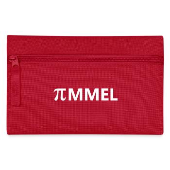 Einfach nur Pimmel weiß - Federtasche - Rot - Vorne