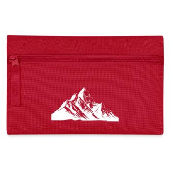 Mountains Peaks - Pencil Case - red - Front