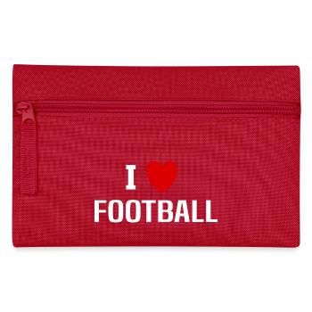 Ich liebe Fußball - Federtasche - Rot - Vorne