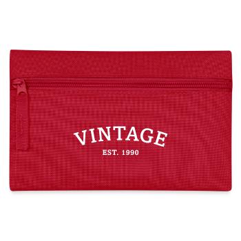 Vintage Est. 1990 Geburtstagsgeschenk - Federtasche - Rot - Vorne