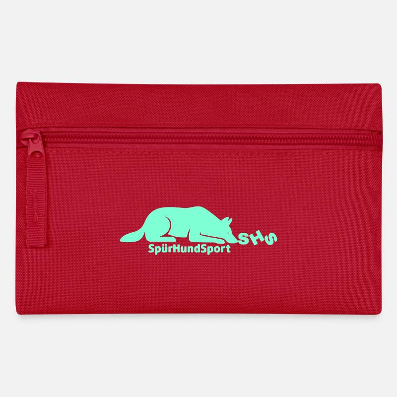 Logo SHS, aigue-marine - Trousse - rouge