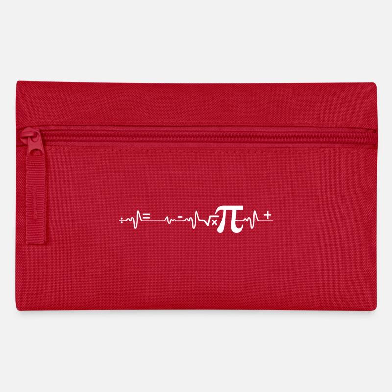 Mathematiker Heartbeat - Federtasche - Rot