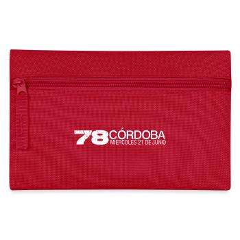 78 Cordoba (white oldstyle) - Pencil Case - red - Front