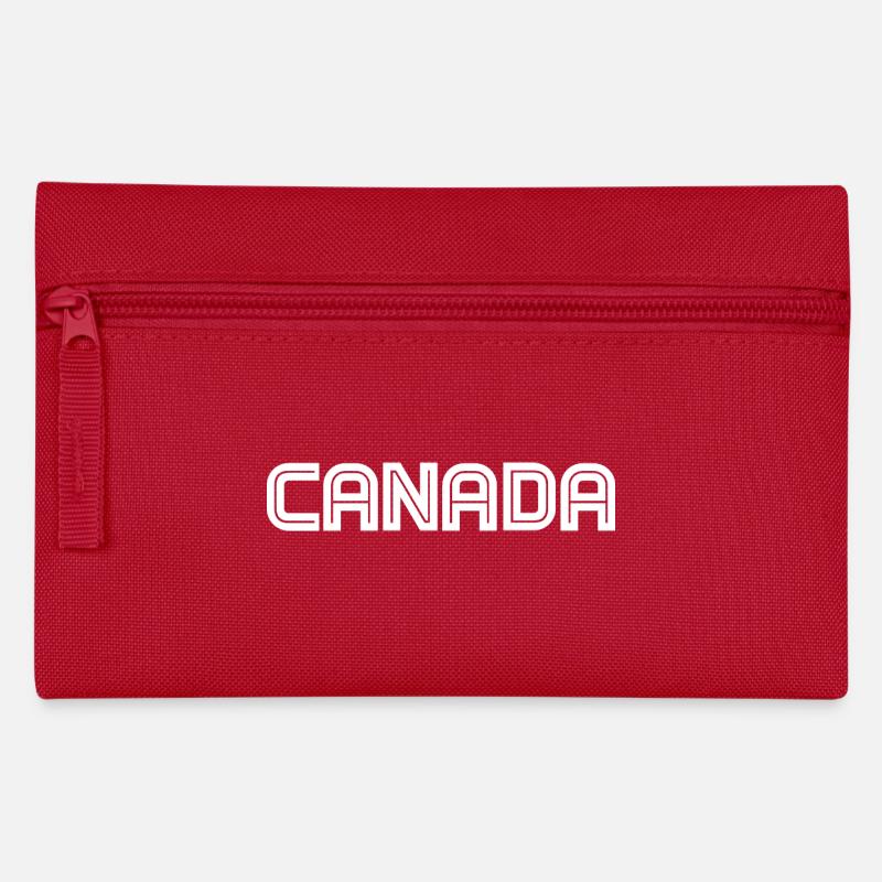 Canada - Vancouver - Toronto - Montreal - Kanada - Federtasche - Rot