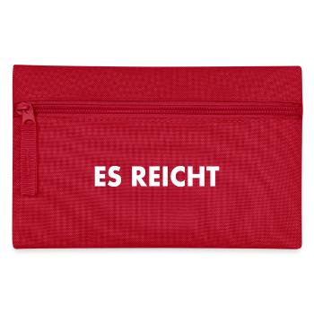 Es reicht - Federtasche - Rot - Vorne