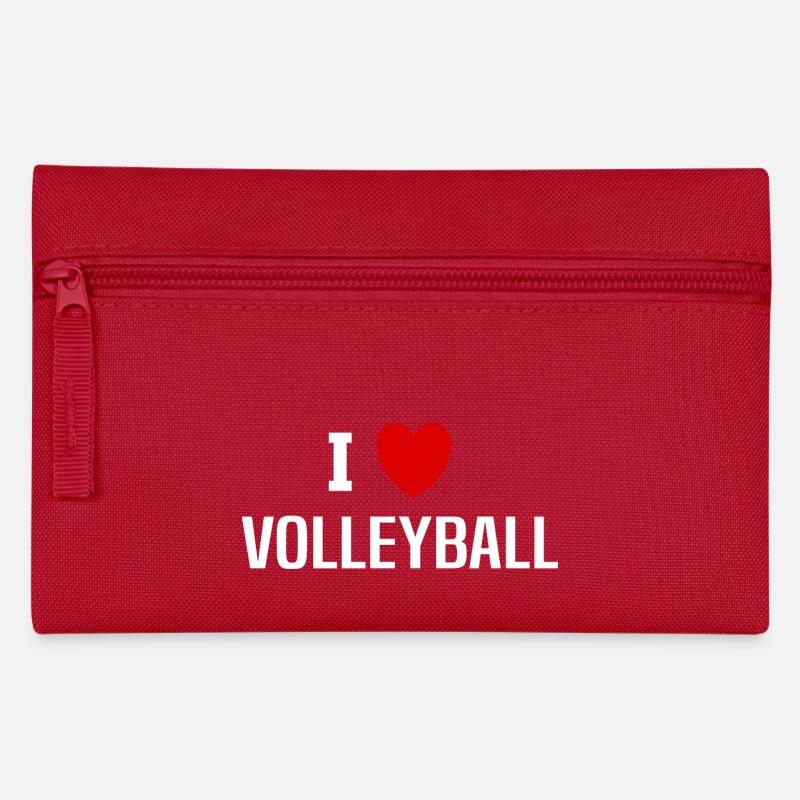 I love voleyball - Trousse - rouge