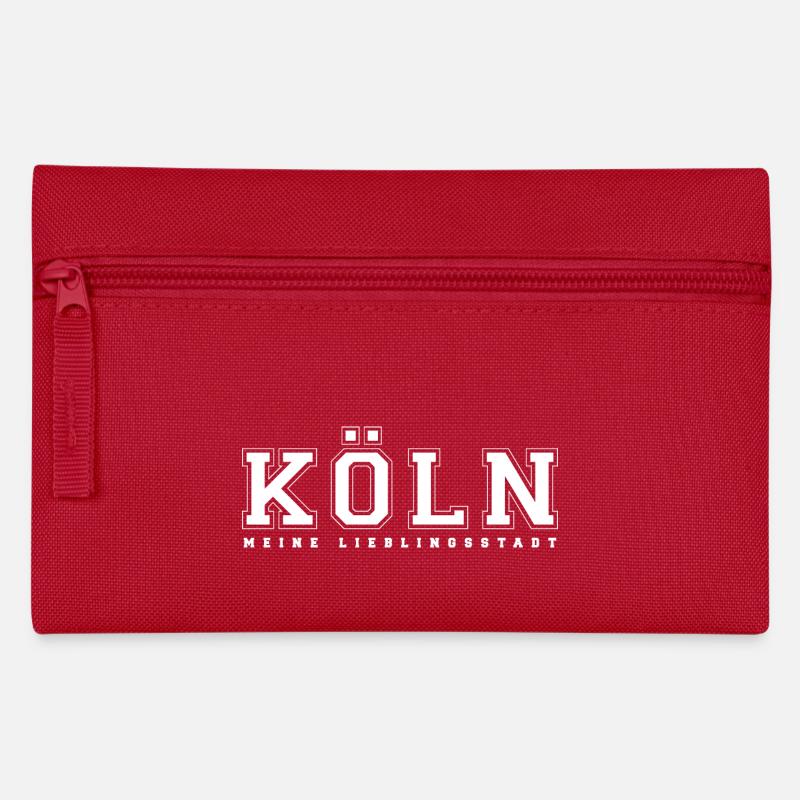 KÖLN College Style Font - Federtasche - Rot