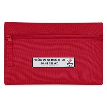 toilet - Pencil Case - red - Front