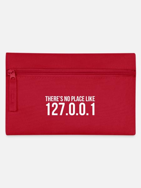 127.0.0.1 Local Host - Admin und Programmierer - Federtasche - Rot