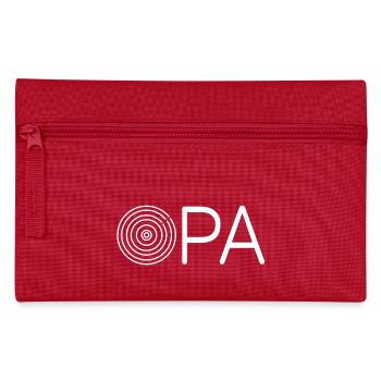 Opa Dart Spieler Geschenkidee - Federtasche - Rot - Vorne