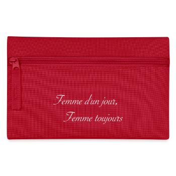 Femme d un jour - Trousse - rouge - Devant