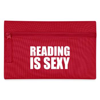 Reading is sexy - Federtasche - Rot - Vorne