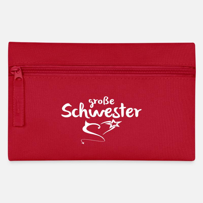 große Schwester - Federtasche - Rot