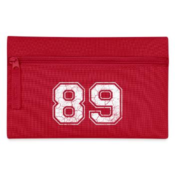 89 in white in the used look - Pencil Case - red - Front