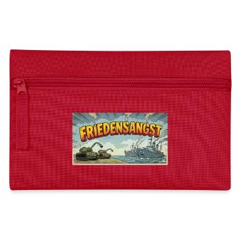 Friedensangst - Federtasche - Rot - Vorne