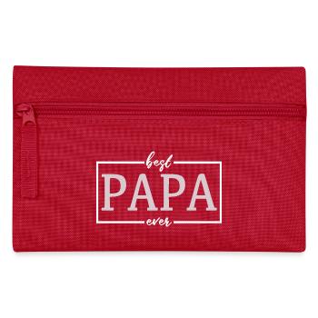 The best dad - Pencil Case - red - Front