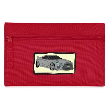Sportwagen Neon Silhouette - Federtasche - Rot - Vorne