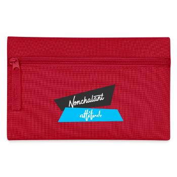Attitude Nonchalante Bleu Noir - Trousse - rouge - Devant