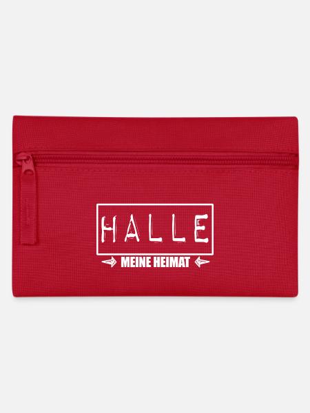 HALLE MEINE HEIMAT - Federtasche - Rot