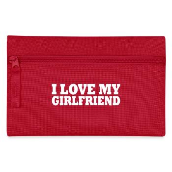 I love my girlfriend - Trousse - rouge - Devant