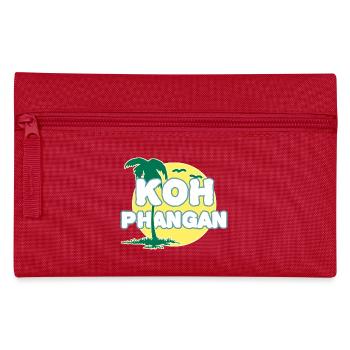 Vollmond Palme K8h Phangan - Federtasche - Rot - Vorne