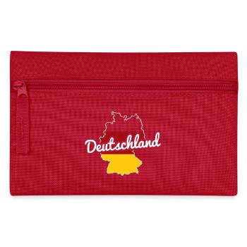 Deutschland Karte - Federtasche - Rot - Vorne