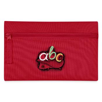 ABC Igel uebermalt Pinsel - Federtasche - Rot - Vorne